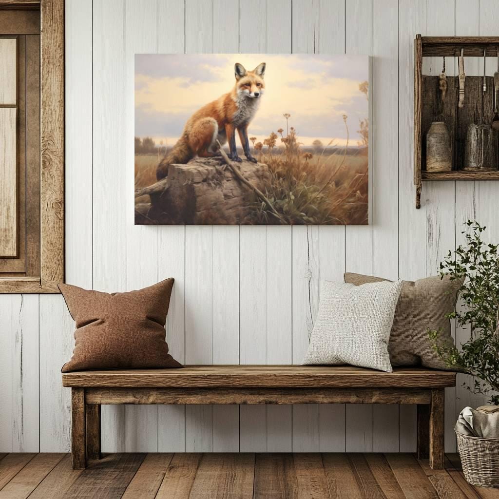 “Watcher of the Wild” – Canvas Wall Art