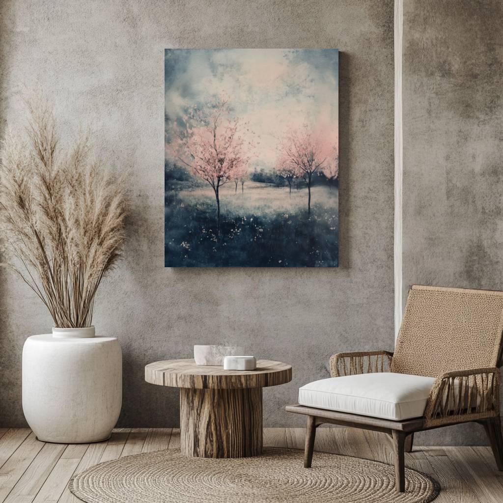 Whispers of Spring - Satin Canvas Print