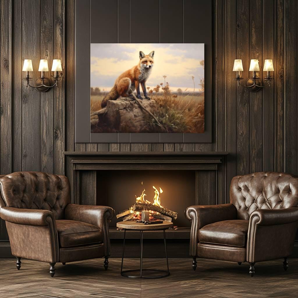 “Watcher of the Wild” – Canvas Wall Art