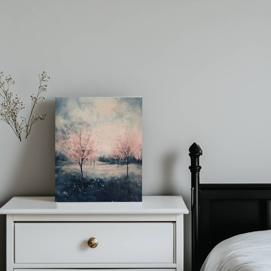 Whispers of Spring - Satin Canvas Print