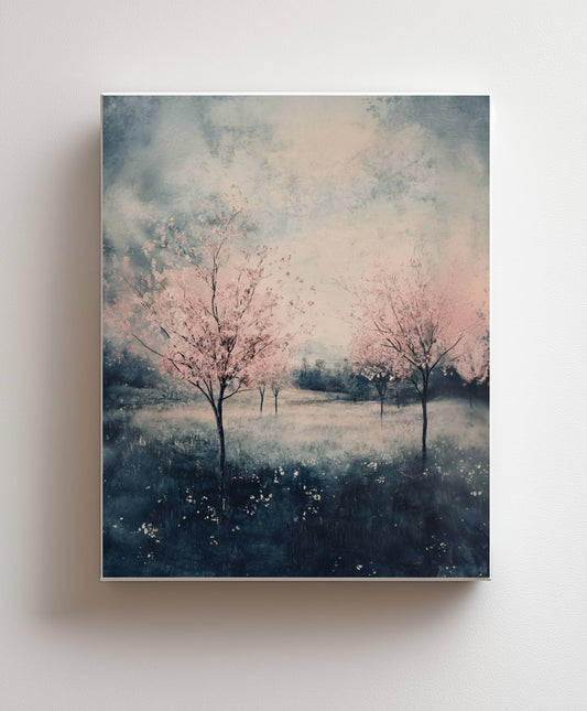 Whispers of Spring - Satin Canvas Print